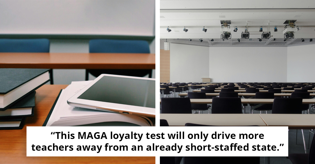 Teachers in One State Now Face ‘America First’ Exam to Prove They’re Not Too Woke