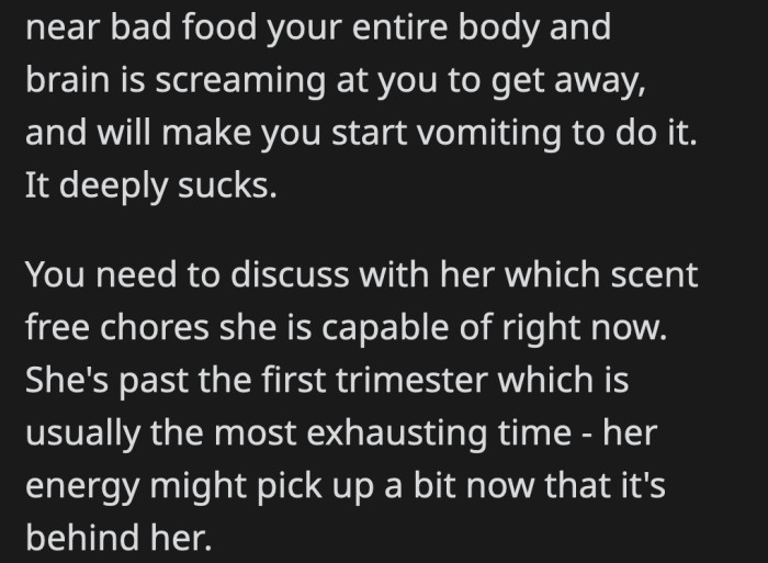 OP's wife from doing chores is this 'superpower'