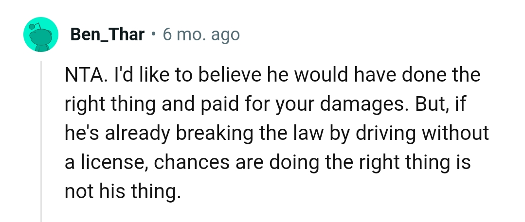 Doing the right thing might not be his thing