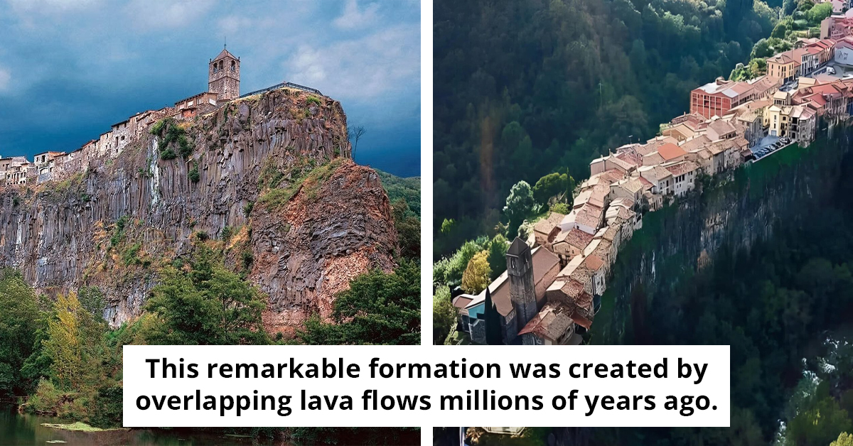 Check Out Spain’s Stunning Medieval Village Perched On A Volcanic Cliff