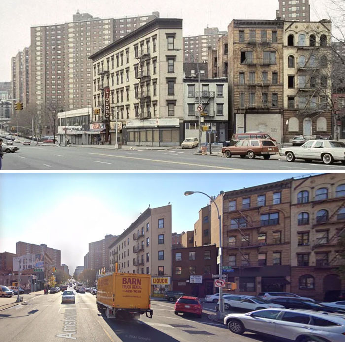 "Amsterdam Ave And 126th St, Harlem 1989 And Today"