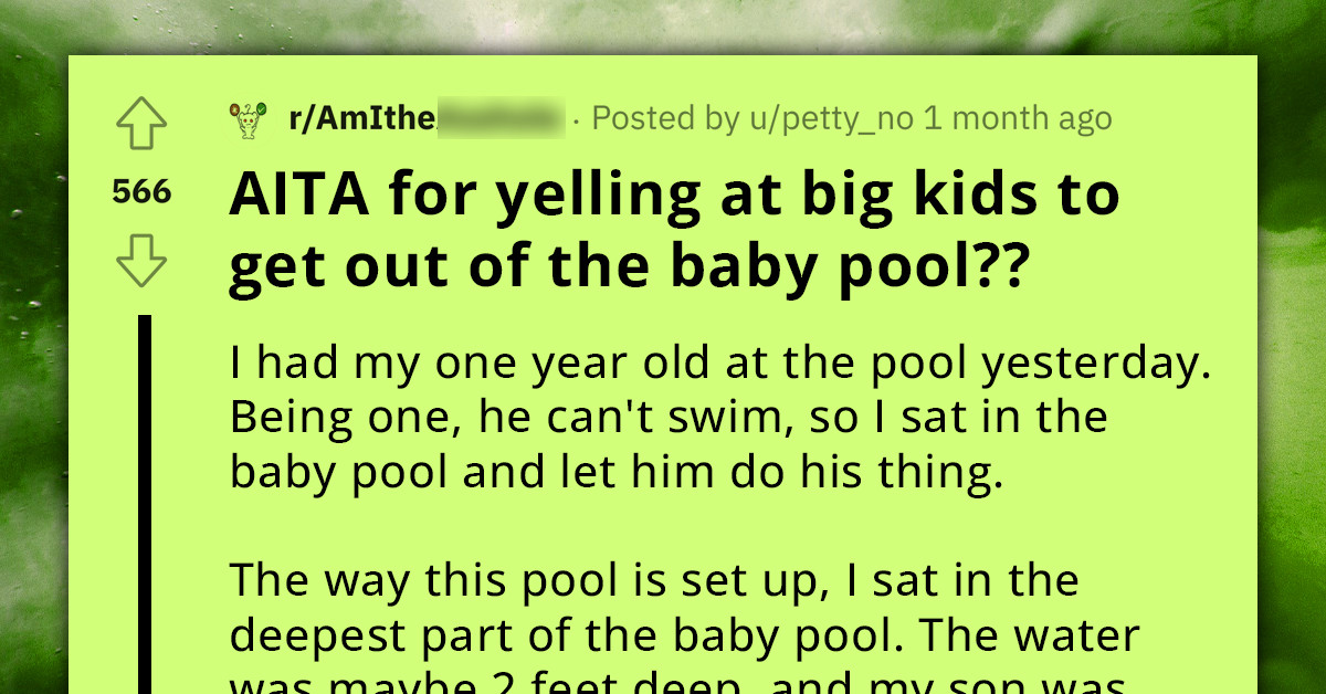 Frustrated Mom Takes Action As Bigger Kids Hit Her Son With A Ball In Kiddie Pool Area, Expresses Concerns Over Lifeguard's Response To Roughhousing