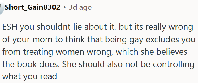 OP shouldn't lie about it.