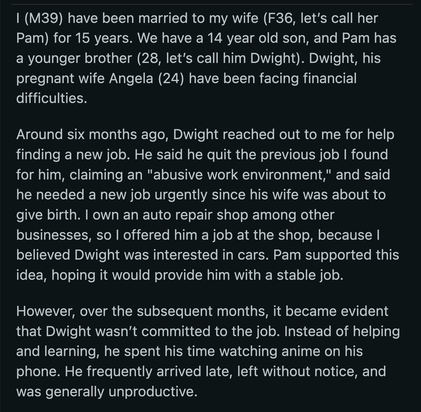 He was not seriously injured but damaged many roadside barriers during the accident. OP had to replace the car.