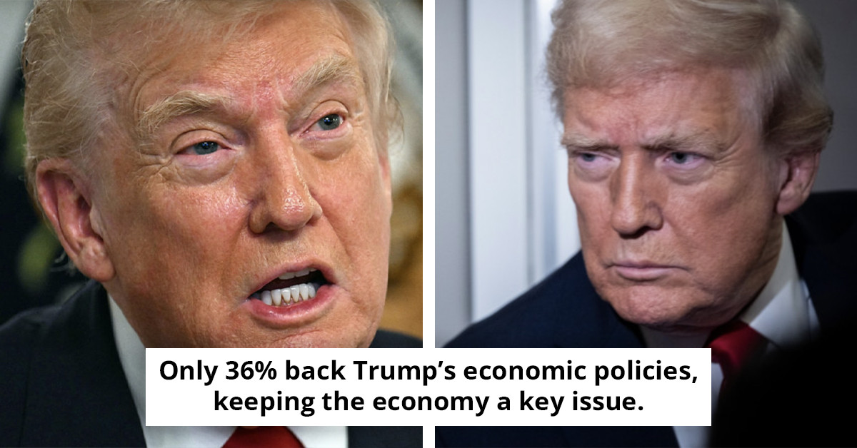 Donald Trump's popularity declines to lowest point of second term following turbulent month marked by challenges