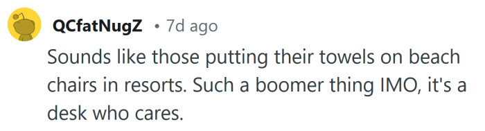 It's a desk, who cares?