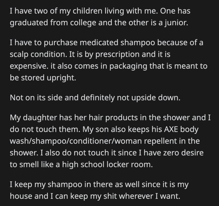 To ensure it doesn't happen again, OP bought 500 