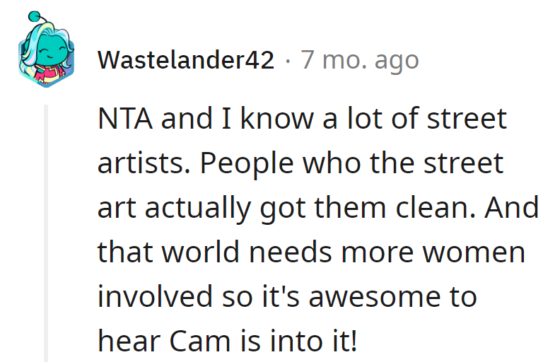 Street art: the rehab for rebels. Cam's graffiti journey is like a scrub for the soul.