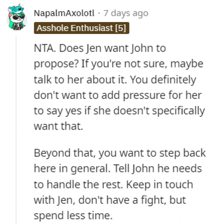 See What Jen Thinks About the Whole Thing