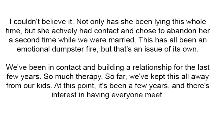 2. Not only has she been lying this whole time,