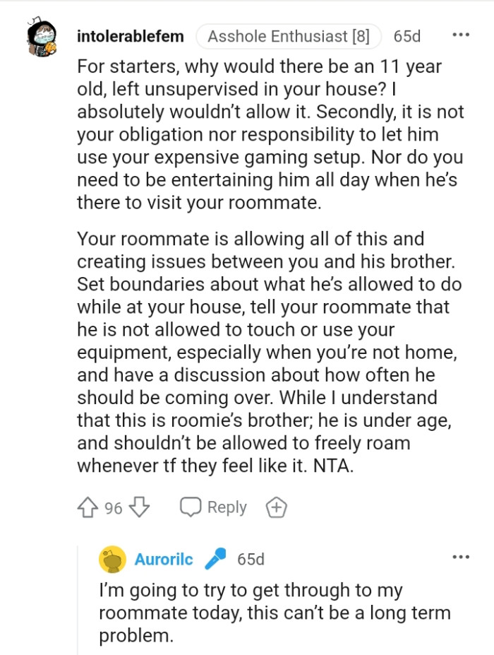 The OP's roommate is allowing all these and creating issues