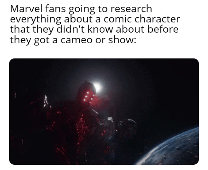 26. Marvel fans going on a research adventure to find a new comic character