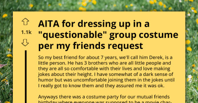 Despite Mutual Consent, OP Finds Himself Labeled Offensive After A Themed Party