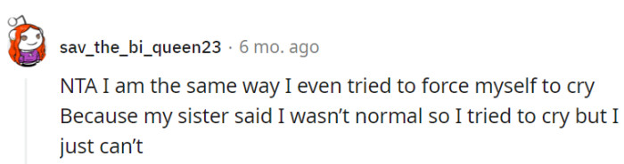 Forcing tears is like trying to schedule a thunderstorm; emotions don't obey.