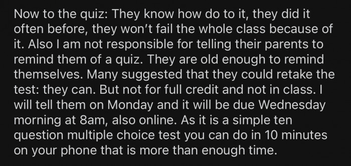 The quiz is simple and can be completed in 10 minutes.