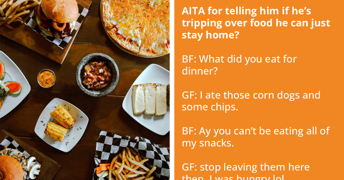 Redditor And BF disagree Over Snacks He Left At Her Place, She Asks If She Crossed The Line When She Ate His Corn Dogs