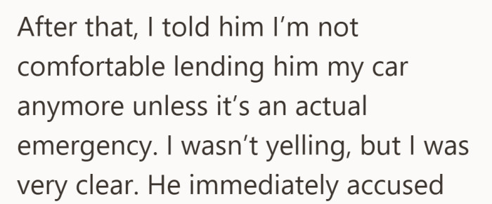 A clear boundary is set, and the tone of the conversation shifts instantly.