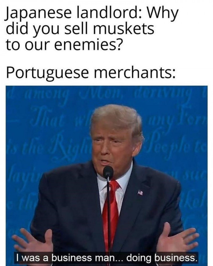 45. A Businessman Doing Business.