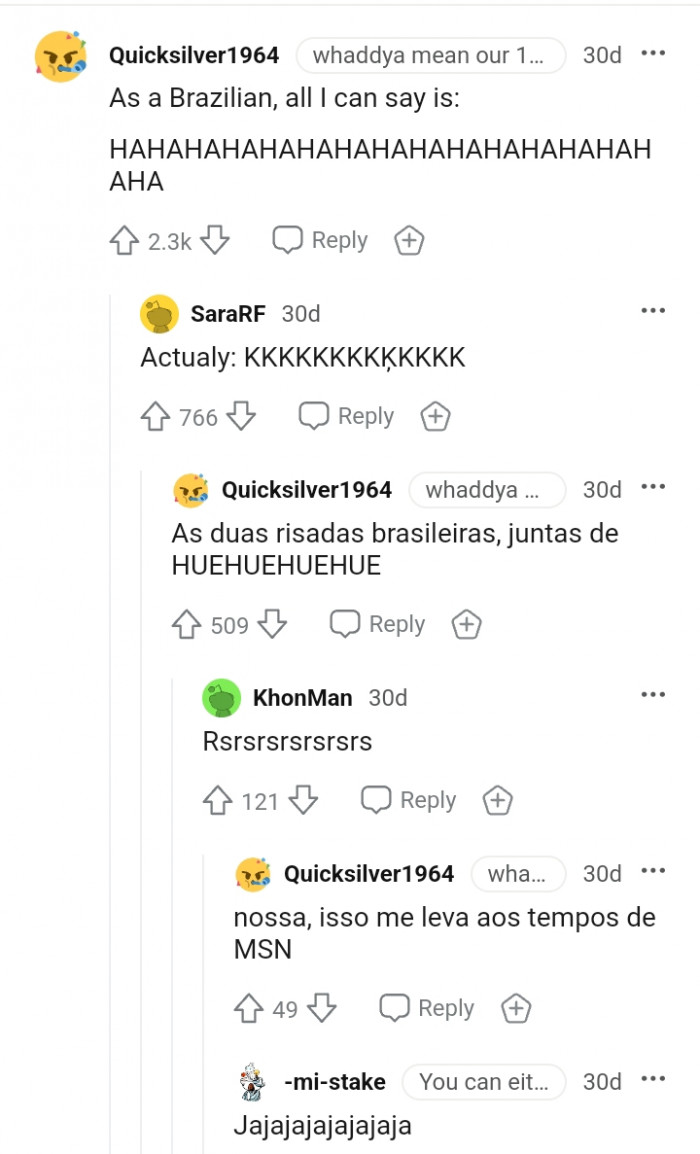 There's a Whole Series of Laughter Right Here