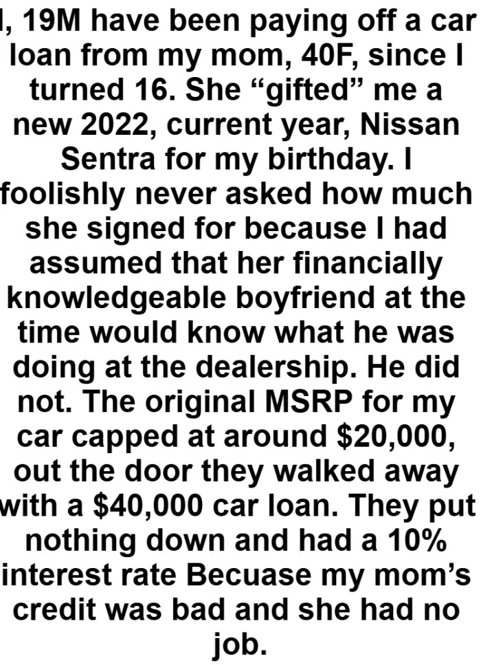 The OP kicks off his story...