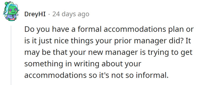 A Redditor explained their point of view