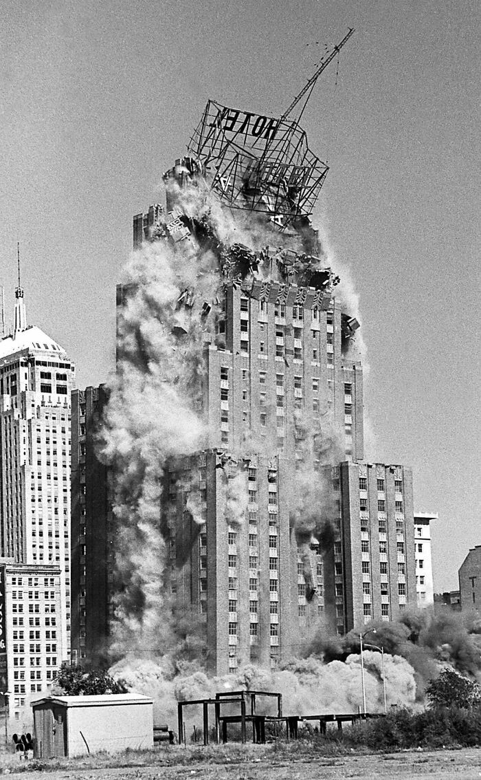 In The 1970's, Oklahoma City Demolished Its Entire Urban Core, Leveling Over 500 Buildings That Made Way For Parking Lots