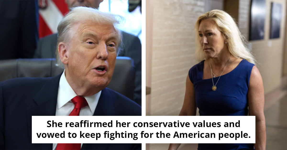 Marjorie Taylor Greene reveals surprising statement following Trump's abrupt disassociation.