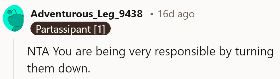 Just trying to uphold responsible pet ownership standards, one declined offer at a time.