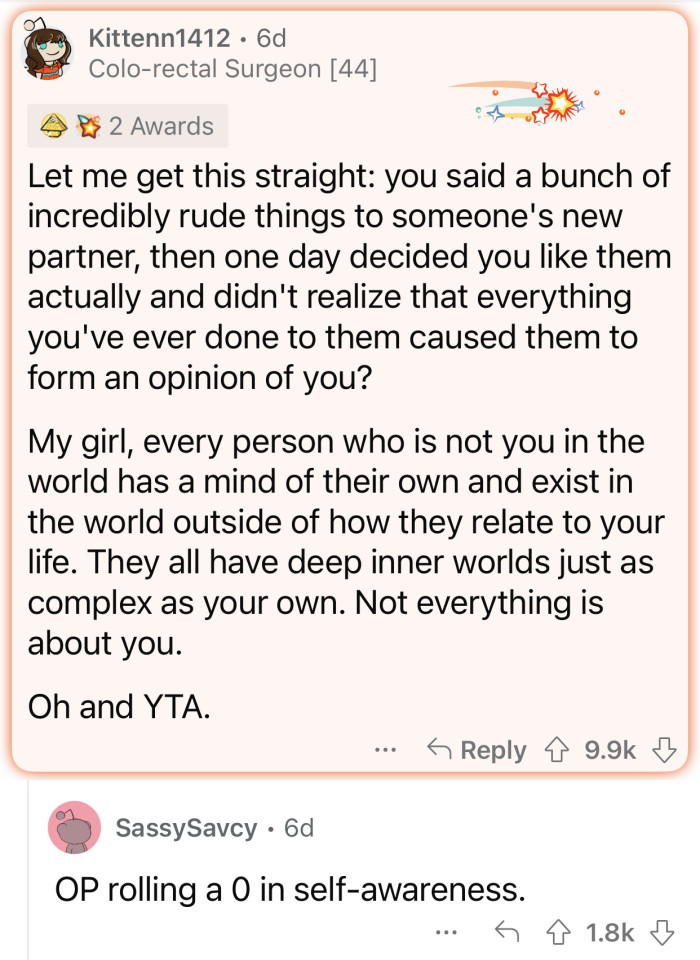 The world doesn't revolve around OP.