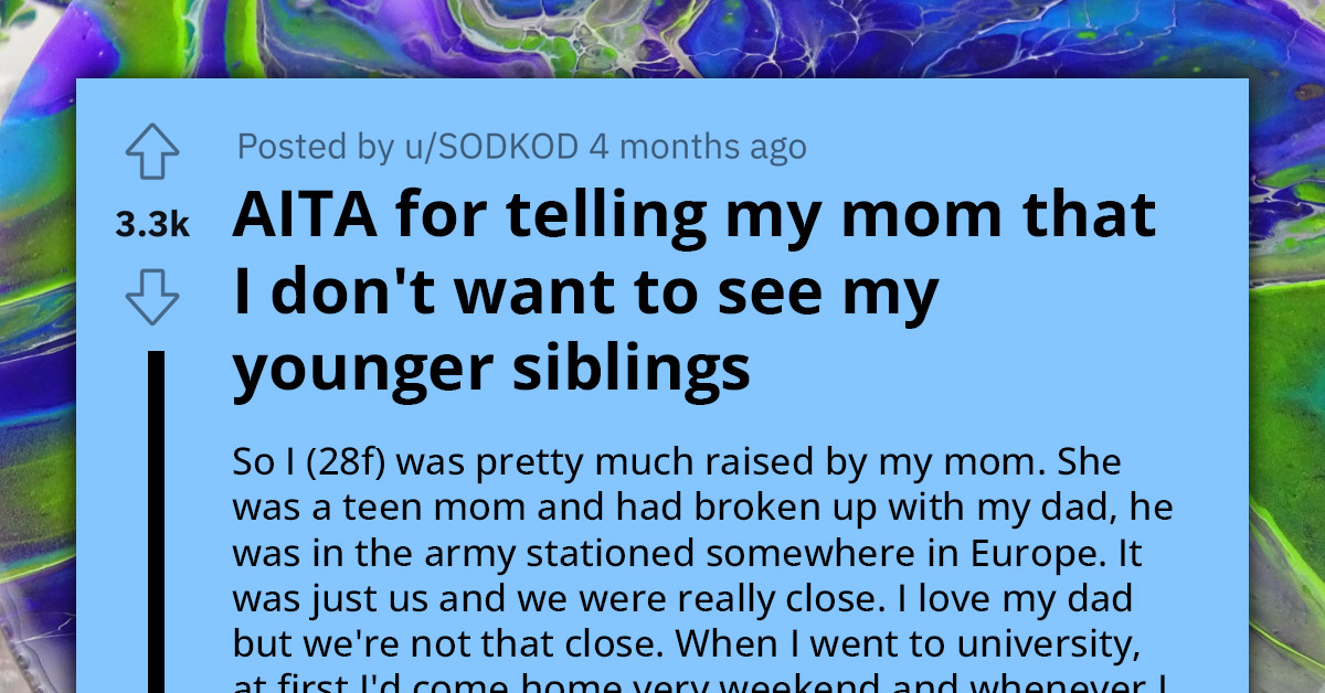 Woman Leaves Mom in Tears Due to Her Unyielding Resentment Towards Her Younger Siblings