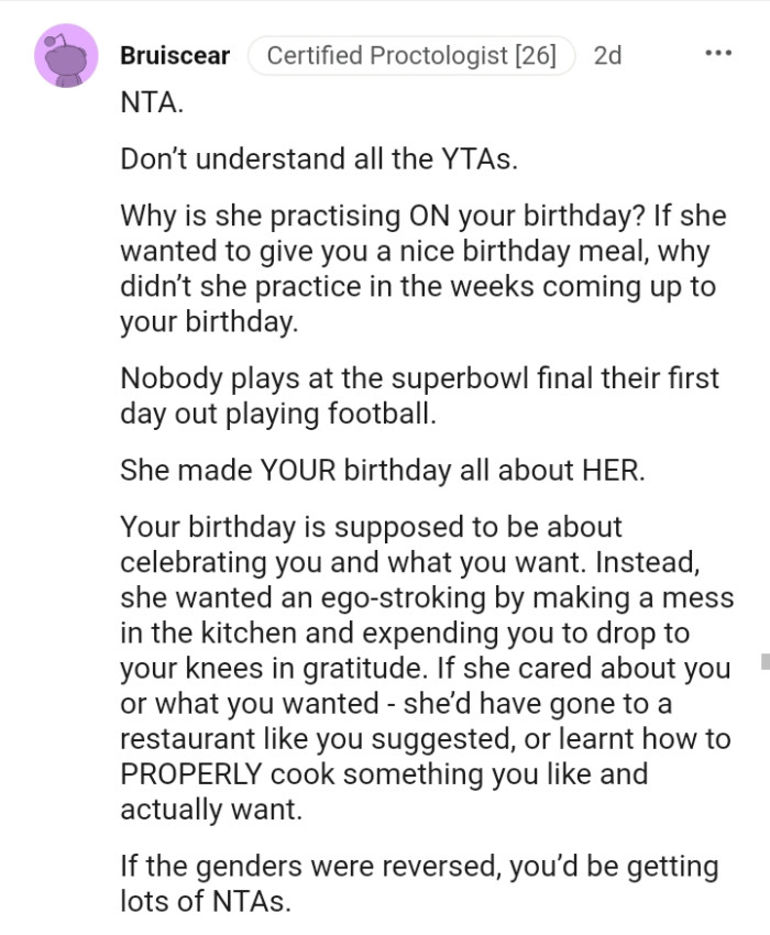 The post has more than a thousand comments and you'll get to see some of the top replies as you keep scrolling down