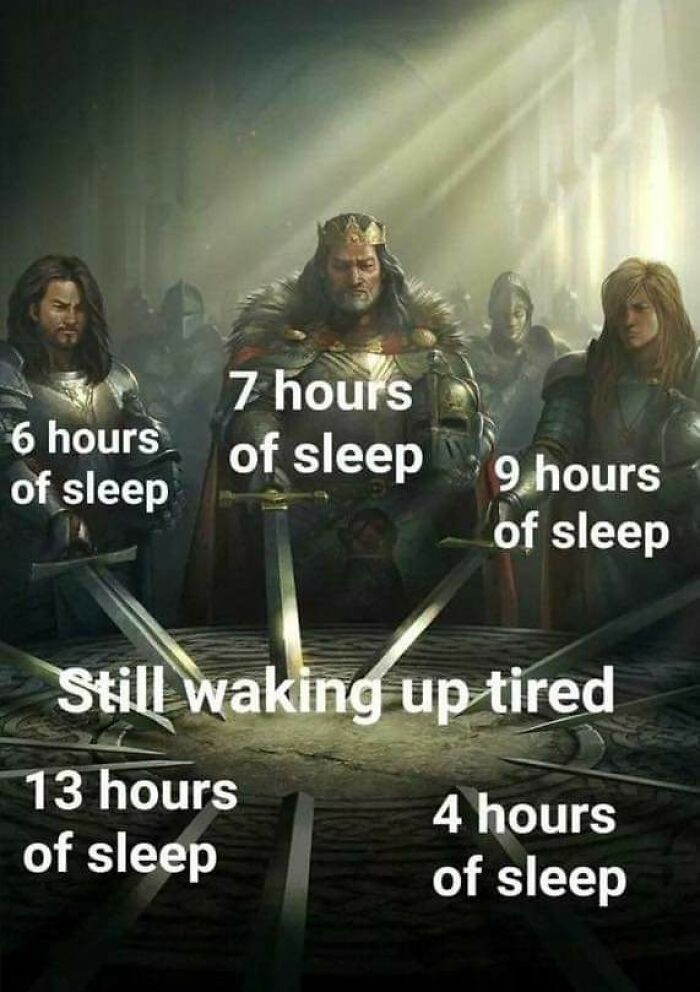 3. Still waking up tired