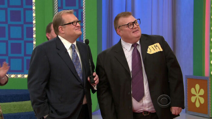 "Drew's Doppelganger On Price Is Right"