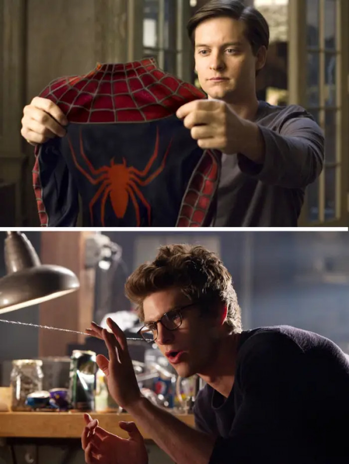 6. Originally, the Peter Parkers played by Garfield and Maguire were intended to make a different debut in the movie.