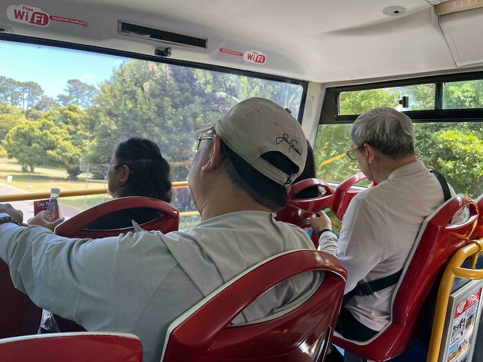 "These Four People Taking Up 8 Prime Seats On The Tour Bus"