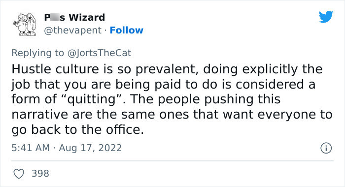 It's about avoiding the 