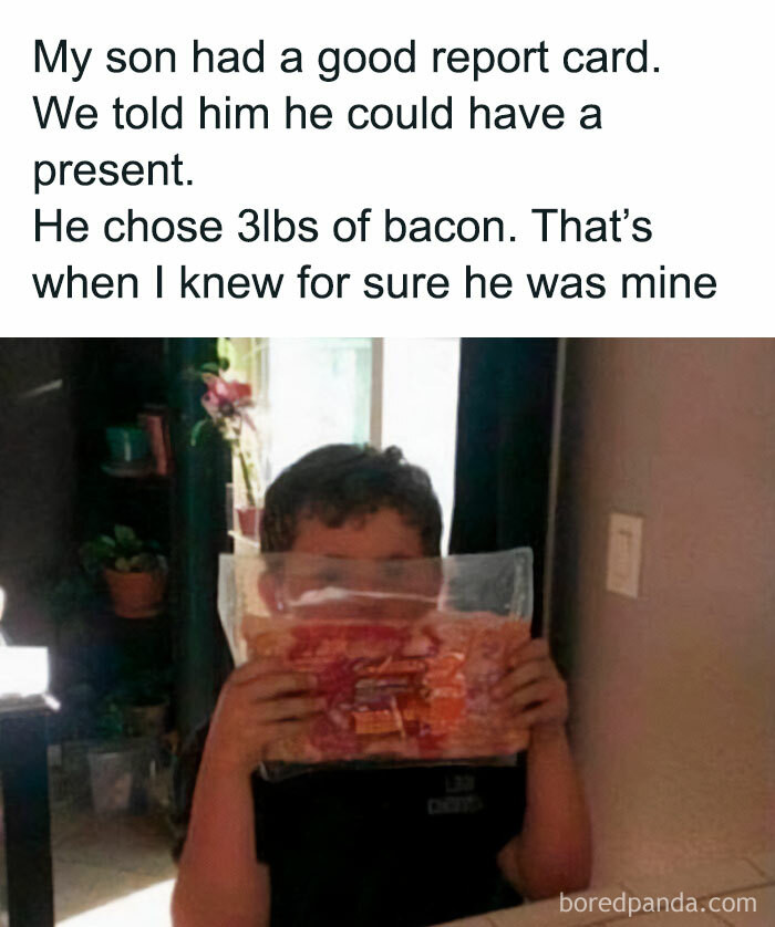 31. The best present ever. Keep it up, kid!