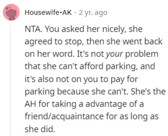 OP tried to handle things differently