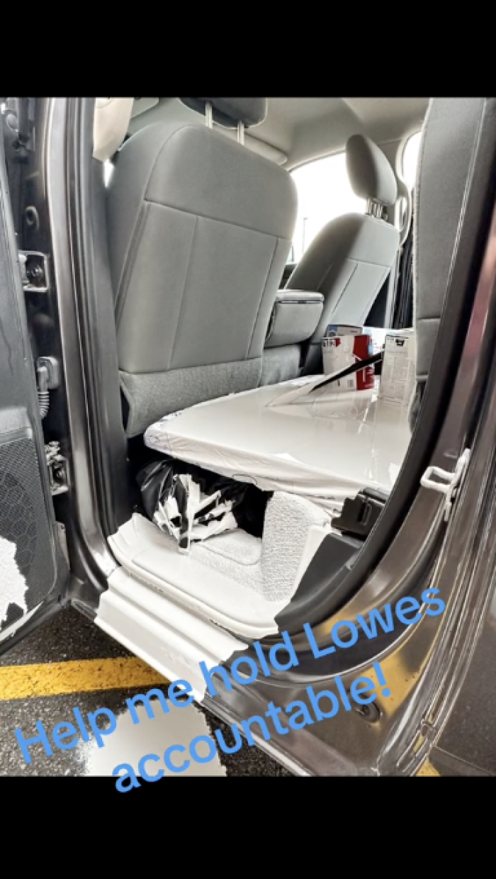 “They cleaned my truck, gave me another gallon of paint, replaced anything that had paint on it, and took my information so they could file a claim with their insurance.”