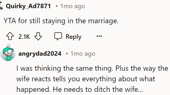 Other Redditors expressed similar sentiments