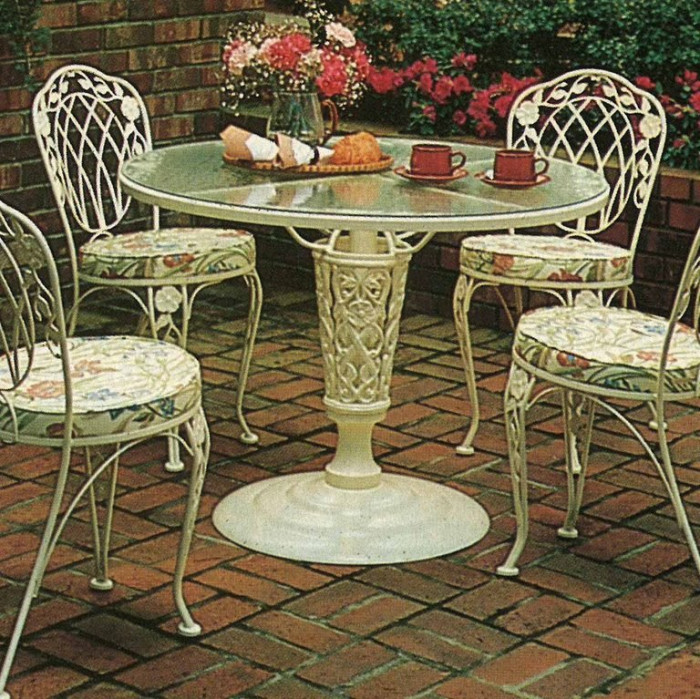 22. Iron Outdoor Furniture