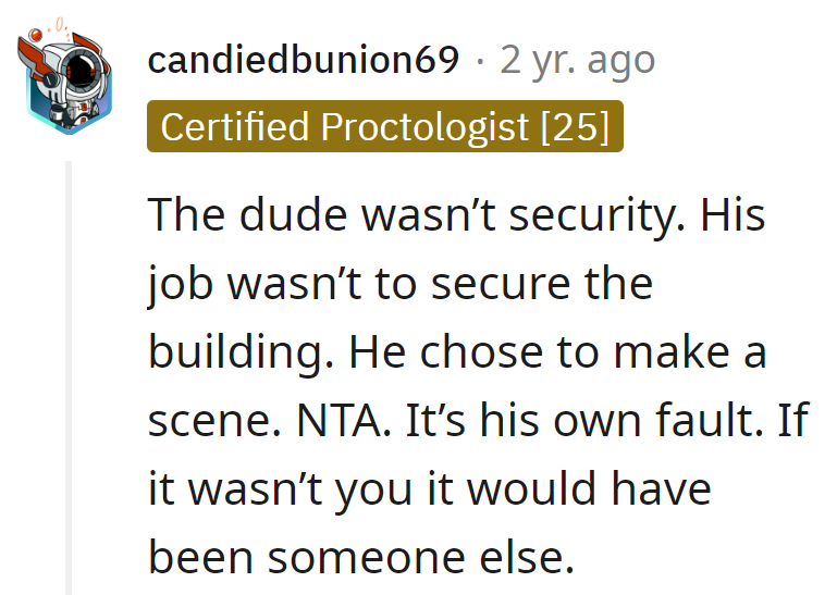 He played director without the script, got a solo exit. OP's not casting for drama—just his own fault he got the boot.