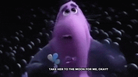 21. Inside Out (2015): Bing Bong, Riley's childhood toy, slowly disappeared as he was forgotten little by little.