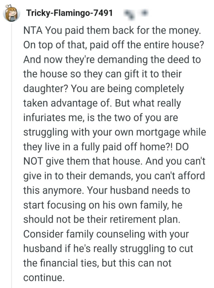 You can't give in to their demands