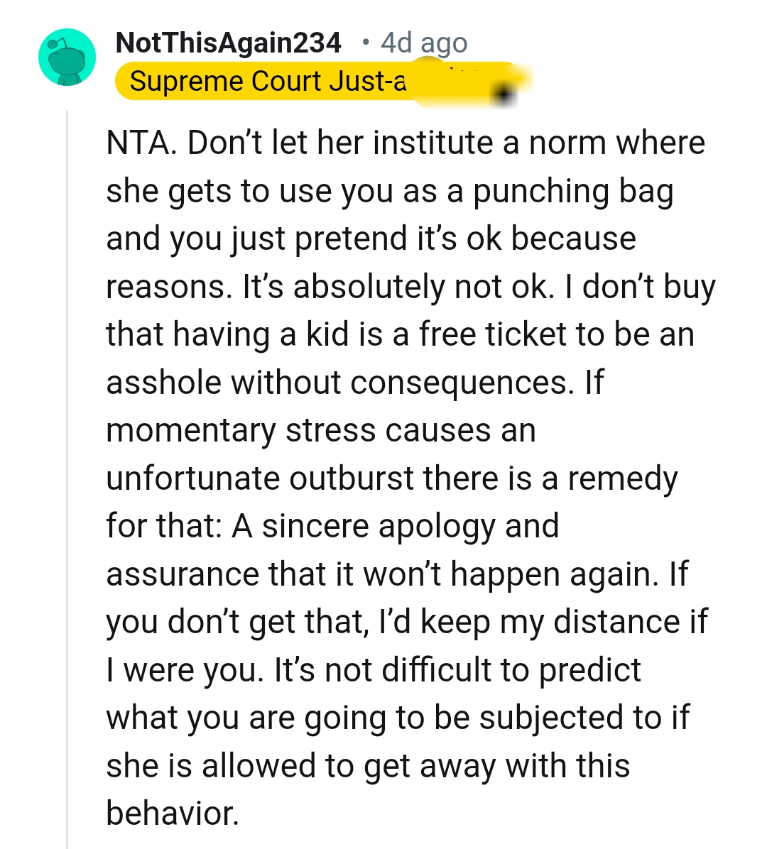 It's absolutely not okay