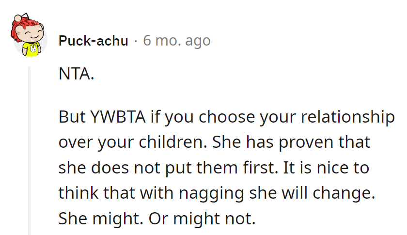 Be careful not to turn 'relationship goals' into 'parenting potholes.' Kids first, drama second!