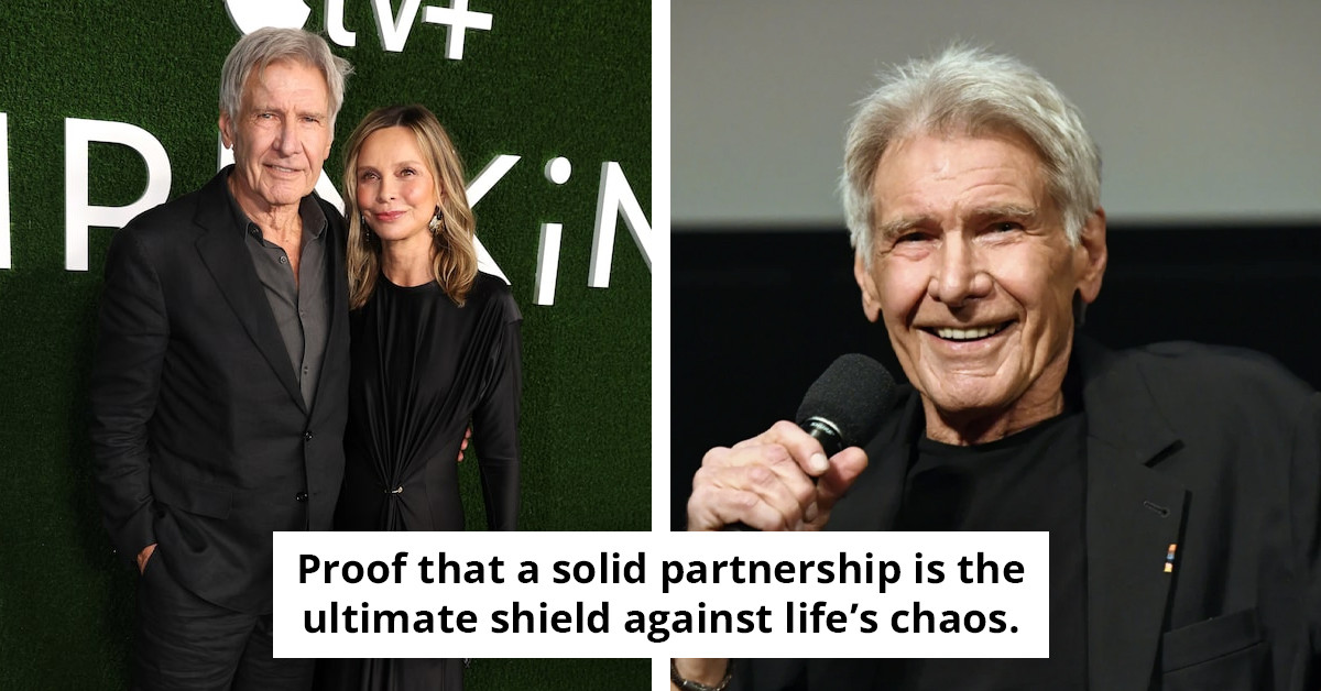 Harrison Ford reveals key principle that has contributed to the success of his 15-year marriage.