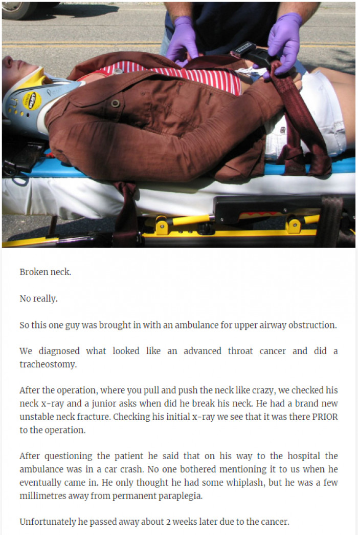 14. He was moments away from permanent paraplegia.