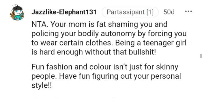 And the comments from other Redditors roll in