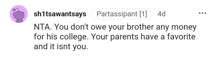 Let's head into the comments and find out what other redditors have to chirp into this story